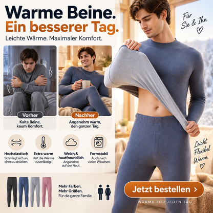 🧣 Herbstunterwäsche-Set für Damen und Herren