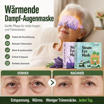 5er-Pack Augenmasken mit Beifuß-Dampf-Wärmekompresse