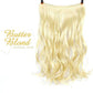 💕Haarverlängerung Unsichtbar Haarteil Extensions Haarverdichtung (55.8CM)