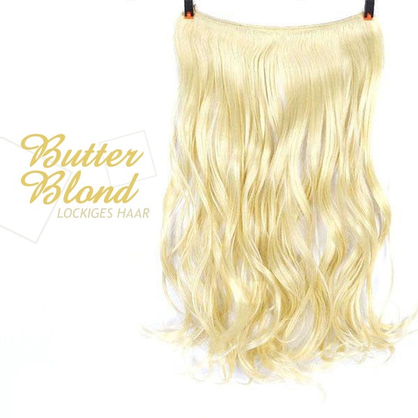 💕Haarverlängerung Unsichtbar Haarteil Extensions Haarverdichtung (55.8CM)
