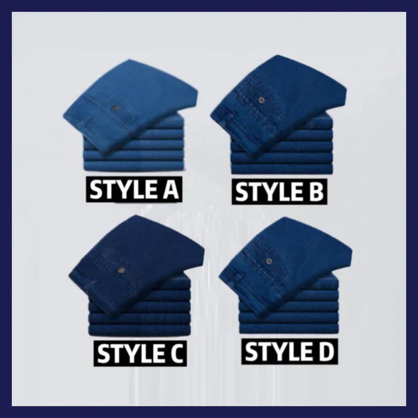 🔥Herren Jeans mit hoher Taille und geradem Schnitt