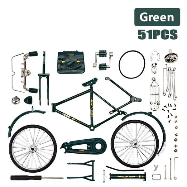 🔧✨ DIY-Fahrradmodellbausatz – Präzisions-Bausatz mit Werkzeugen 🚴‍♂️🎁