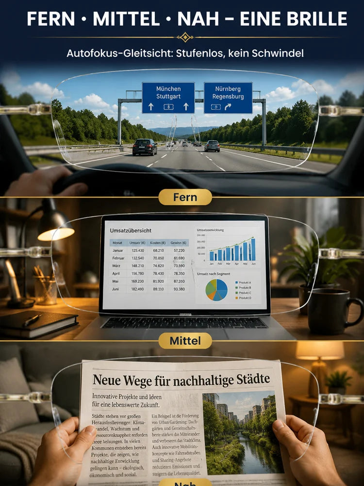 🔥Nya Sapphire anti-blå läsglasögon med hög hårdhet för dubbla användningsområden✨
