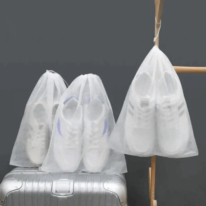👟 Transparente, faltbare PVC-Schuhbox, wasserdichter Schuhorganizer fürs Büro