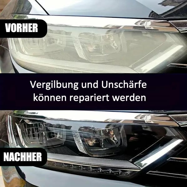 🔥Heißer Verkäufer 50% Rabatt💥Scheinwerfer-Restaurierungsflüssigkeitsset für Autos