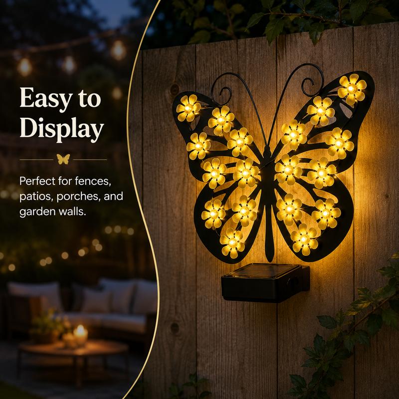 Solar Butterfly Light