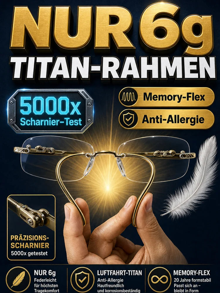 🔥Nya Sapphire anti-blå läsglasögon med hög hårdhet för dubbla användningsområden✨