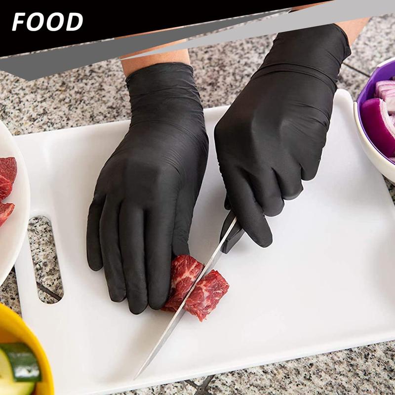 100 Stück Lebensmittelechte Einweg-Nitrilhandschuhe