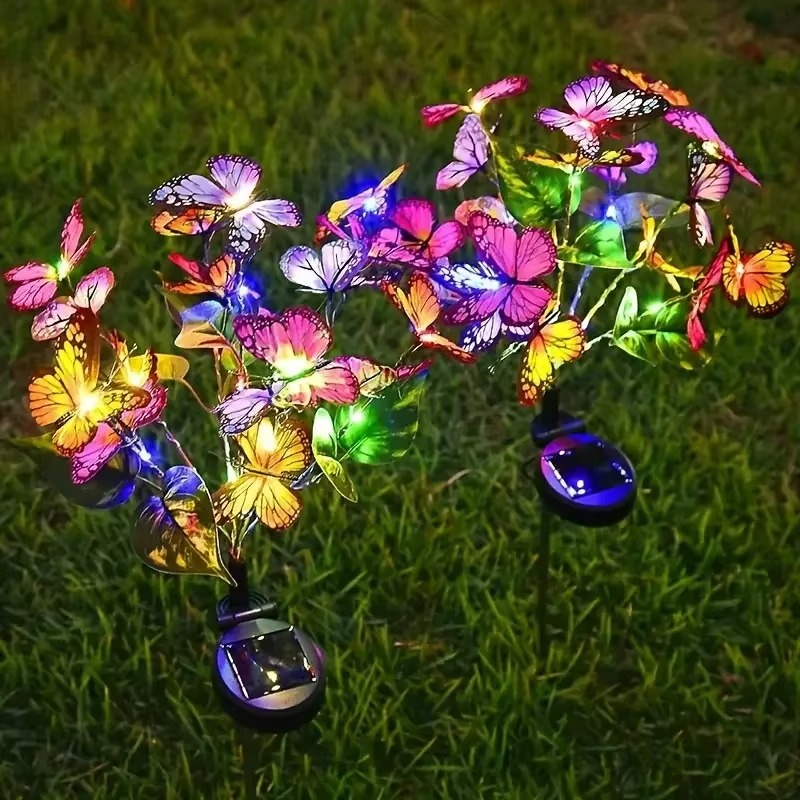 🔥 Letzter Tag im Angebotspreis | 🦋 Solarbetriebene Outdoor-Schmetterlingslichter 💐