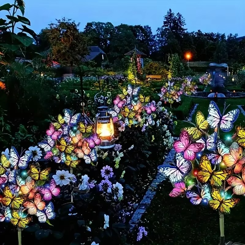 🔥 Letzter Tag im Angebotspreis | 🦋 Solarbetriebene Outdoor-Schmetterlingslichter 💐