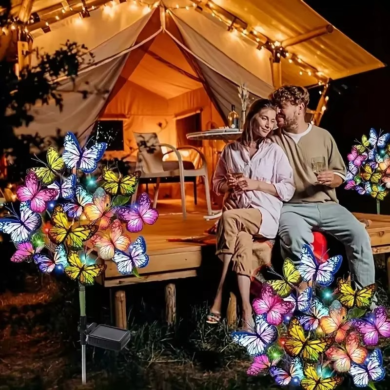 🔥 Letzter Tag im Angebotspreis | 🦋 Solarbetriebene Outdoor-Schmetterlingslichter 💐