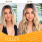 💕Haarverlängerung Unsichtbar Haarteil Extensions Haarverdichtung (55.8CM)