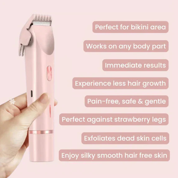 🎉Begrenztes Angebot: 50% Rabatt🌸2-in-1 Akku-Elektrorasierer für Damen