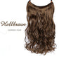 💕Haarverlängerung Unsichtbar Haarteil Extensions Haarverdichtung (55.8CM)