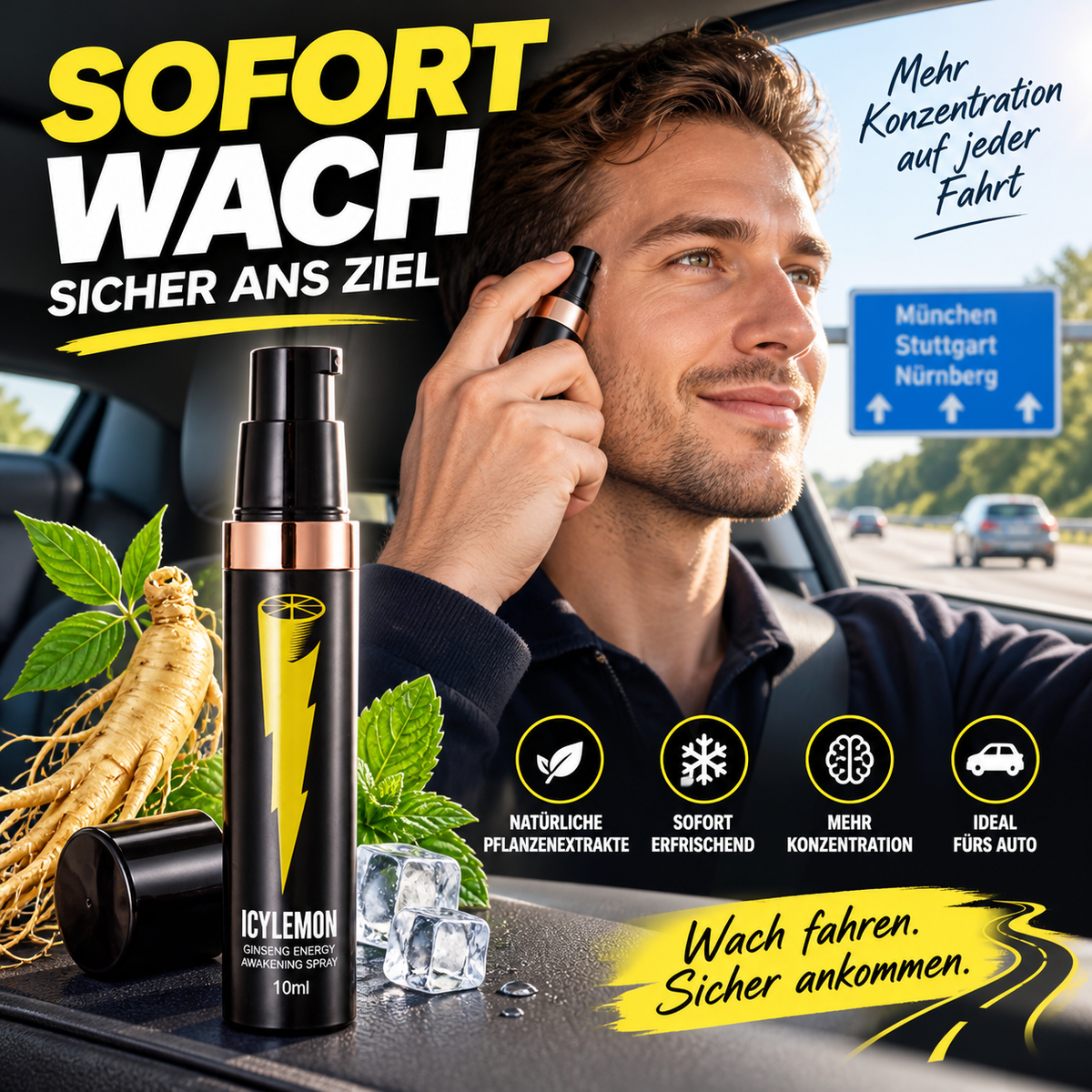 🌿Ein belebendes Ginseng-Spray