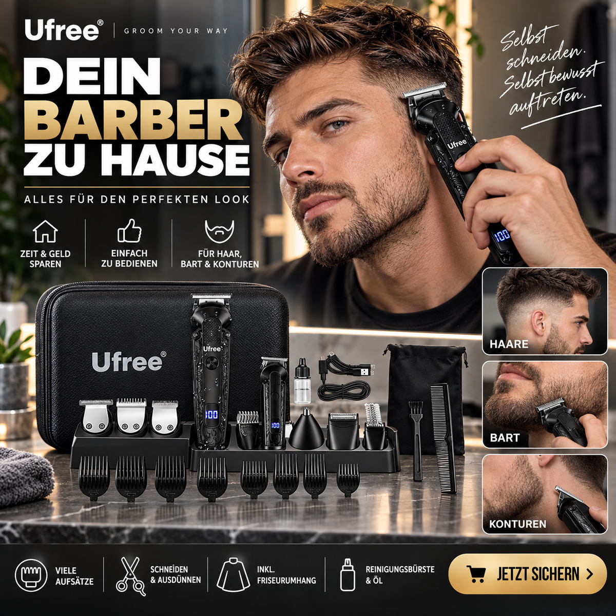 ✂️Komplettes Friseur-Set für Herren