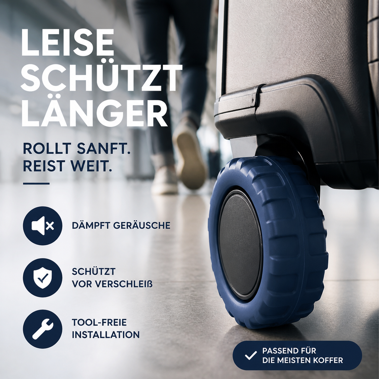 ✈️ Koffer-Rad-Schutzbezug