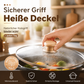 🍲 Massivholz Topfdeckelknauf