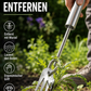 🌿🔨 Robuster Gartenhacken aus Edelstahl – Handgeführte Unkrautentfernung, ideal für Bodenlockerung und Wurzelentfernung