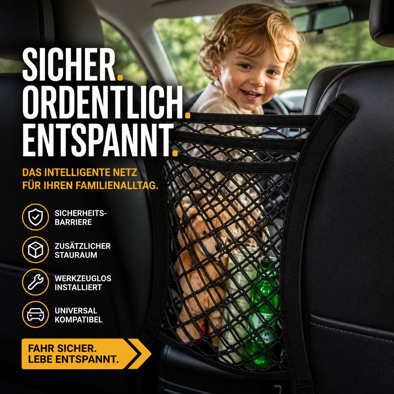 Universal Auto-Storage-Netzbeutel