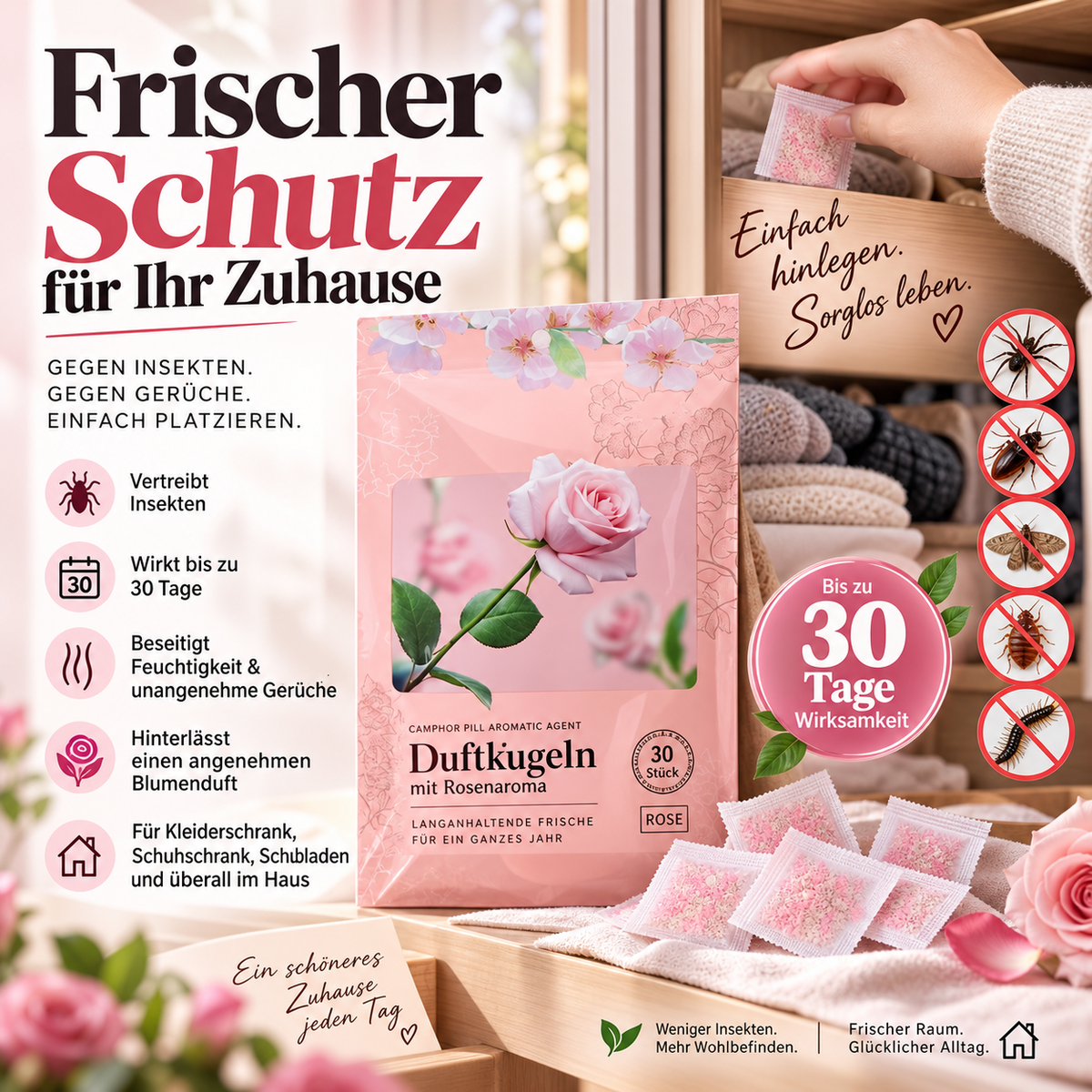 ✨Sicheres, starkes Deodorant-Säckchen mit Pflanzenextrakt
