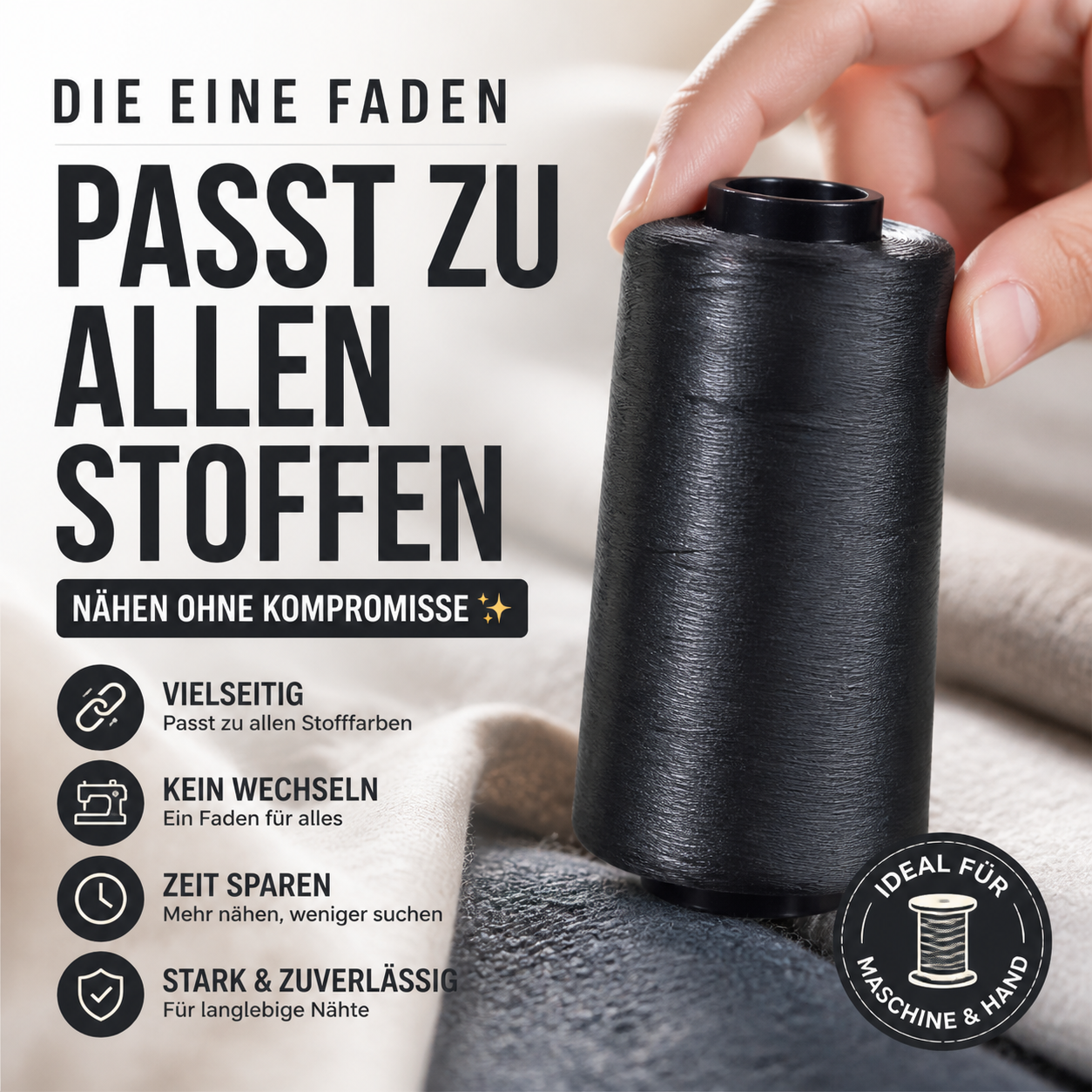 🔥🧵Allzweck-Nähgarn