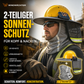 ☀️ 2er-Set Sonnenschutz-Helm mit Nackenschutz