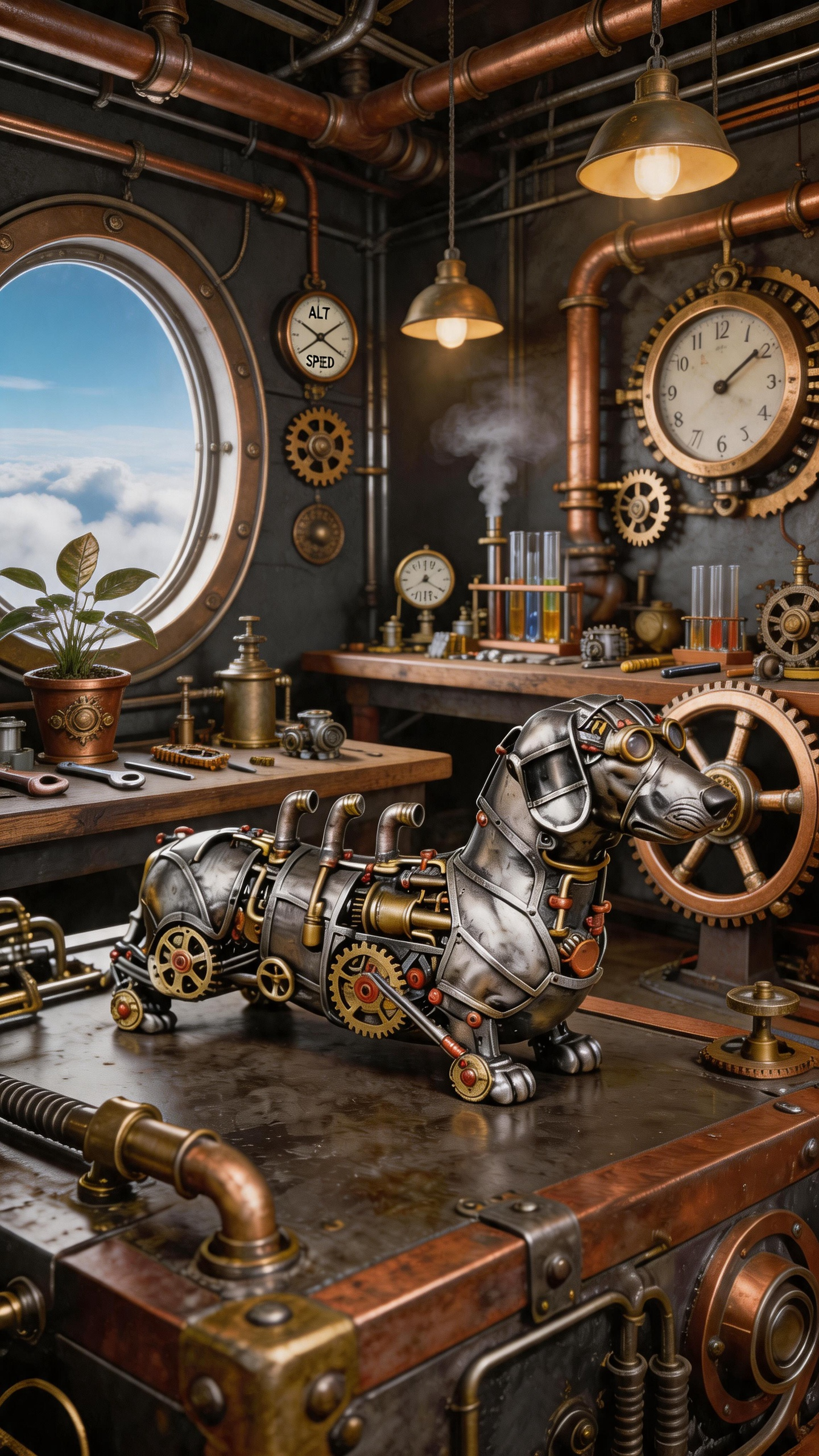 ⚙️ Steampunk Tierfiguren – Deutsch-Version
