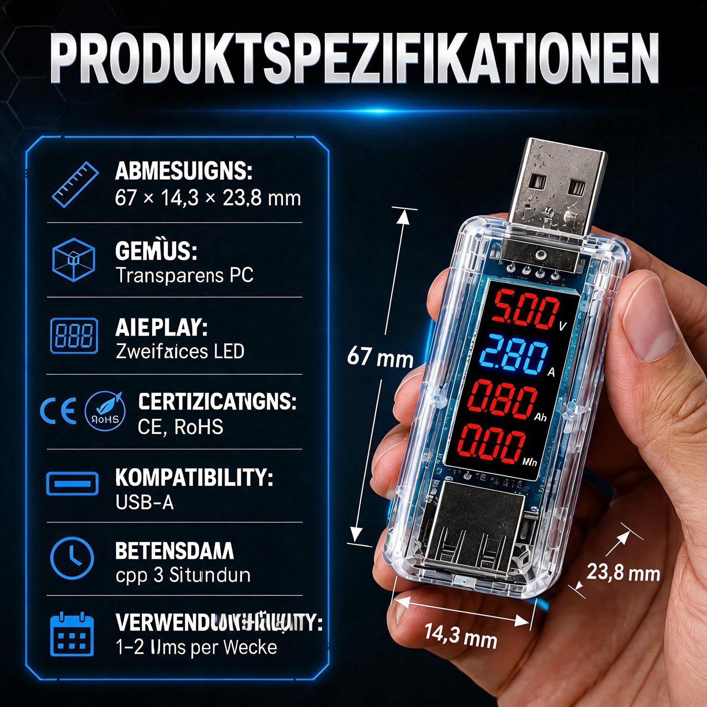 🔌50 % RABATT | USB-Dongle zur Reparatur des Smartphone-Akkus – Plug-and-Play, keine Demontage, optimieren Sie die Akkuleistung Ihres Smartphones!