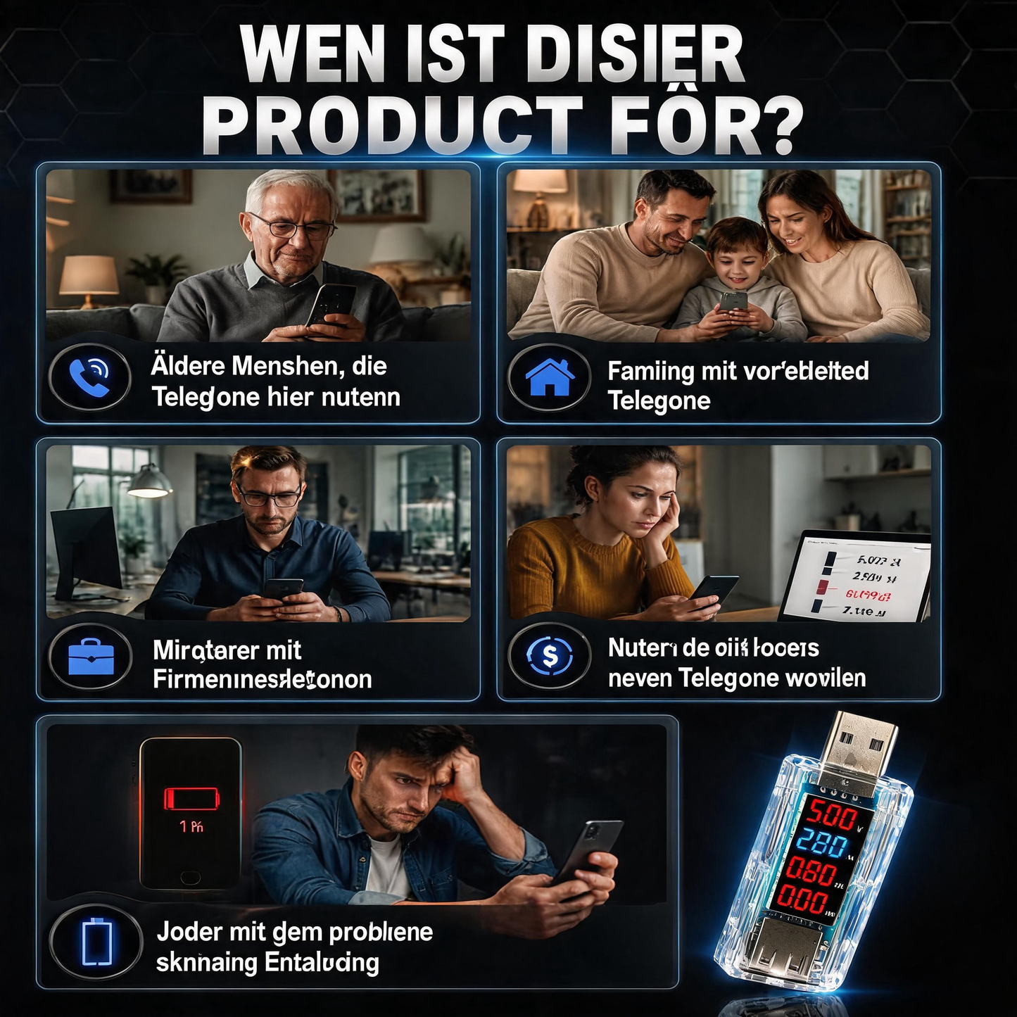 🔌50 % RABATT | USB-Dongle zur Reparatur des Smartphone-Akkus – Plug-and-Play, keine Demontage, optimieren Sie die Akkuleistung Ihres Smartphones!