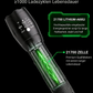 Superhelle weiße Lasertaschenlampe mit einstellbarem Zoom