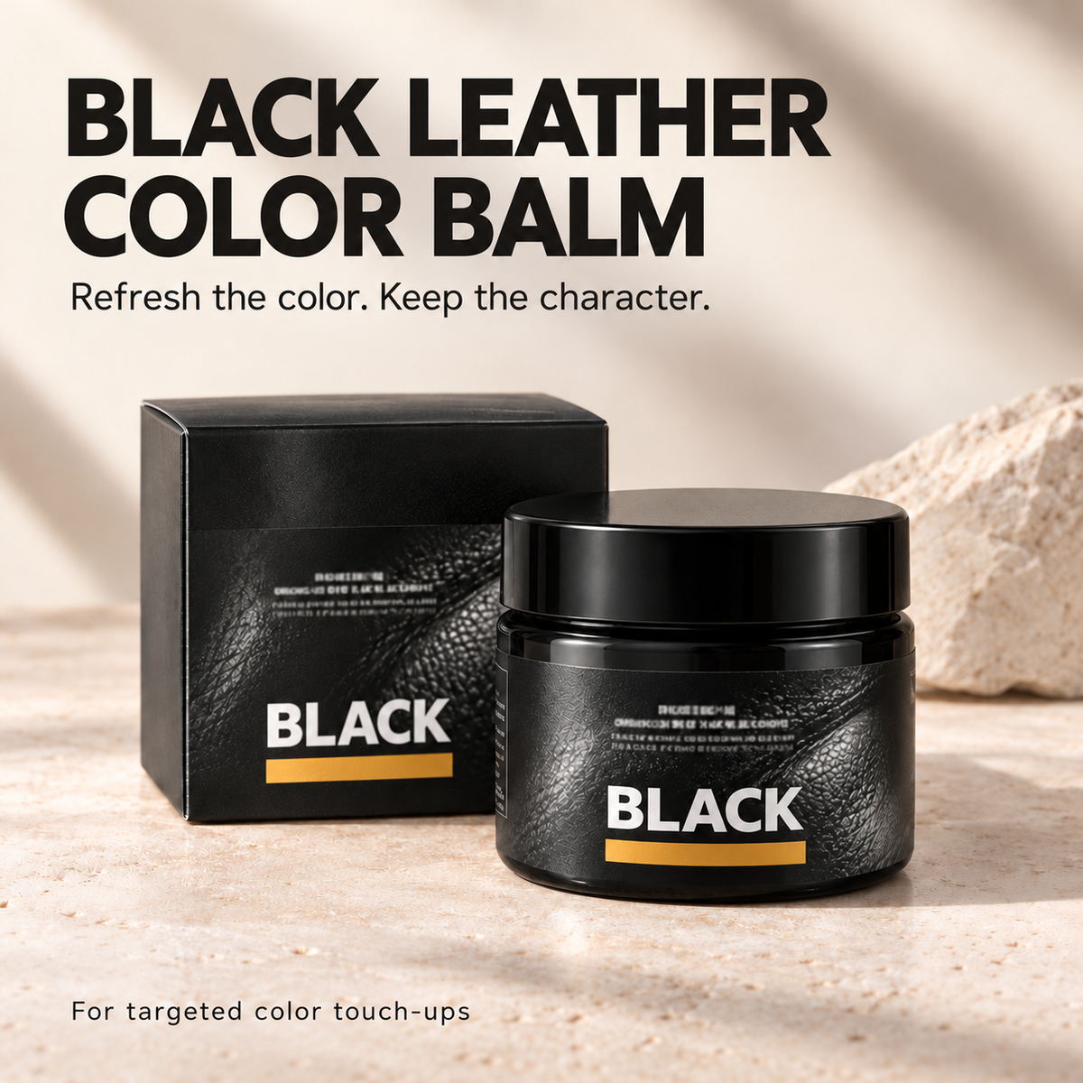 🎄✨ Weihnachten: 50 % Rabatt für begrenzte Zeit｜🖤 Lederpflegemittel in Schwarz – frischt verblasste Farben auf und kaschiert Kratzer – für glattes Leder