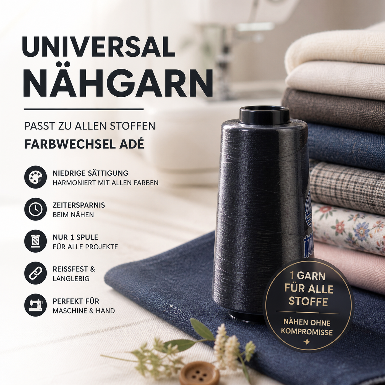 🔥🧵Allzweck-Nähgarn
