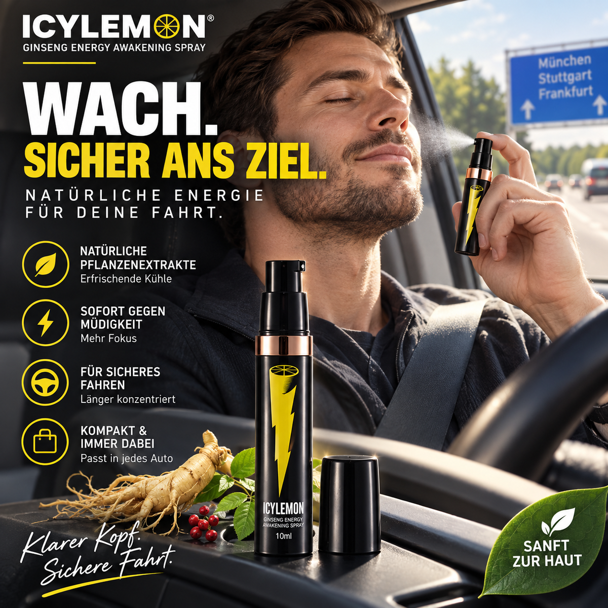 🌿Ein belebendes Ginseng-Spray