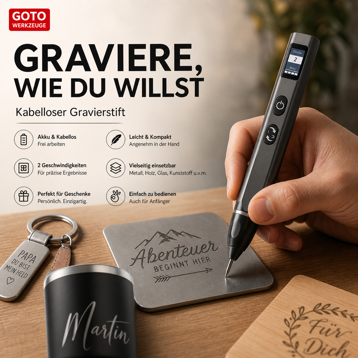 Akku-Gravurstift