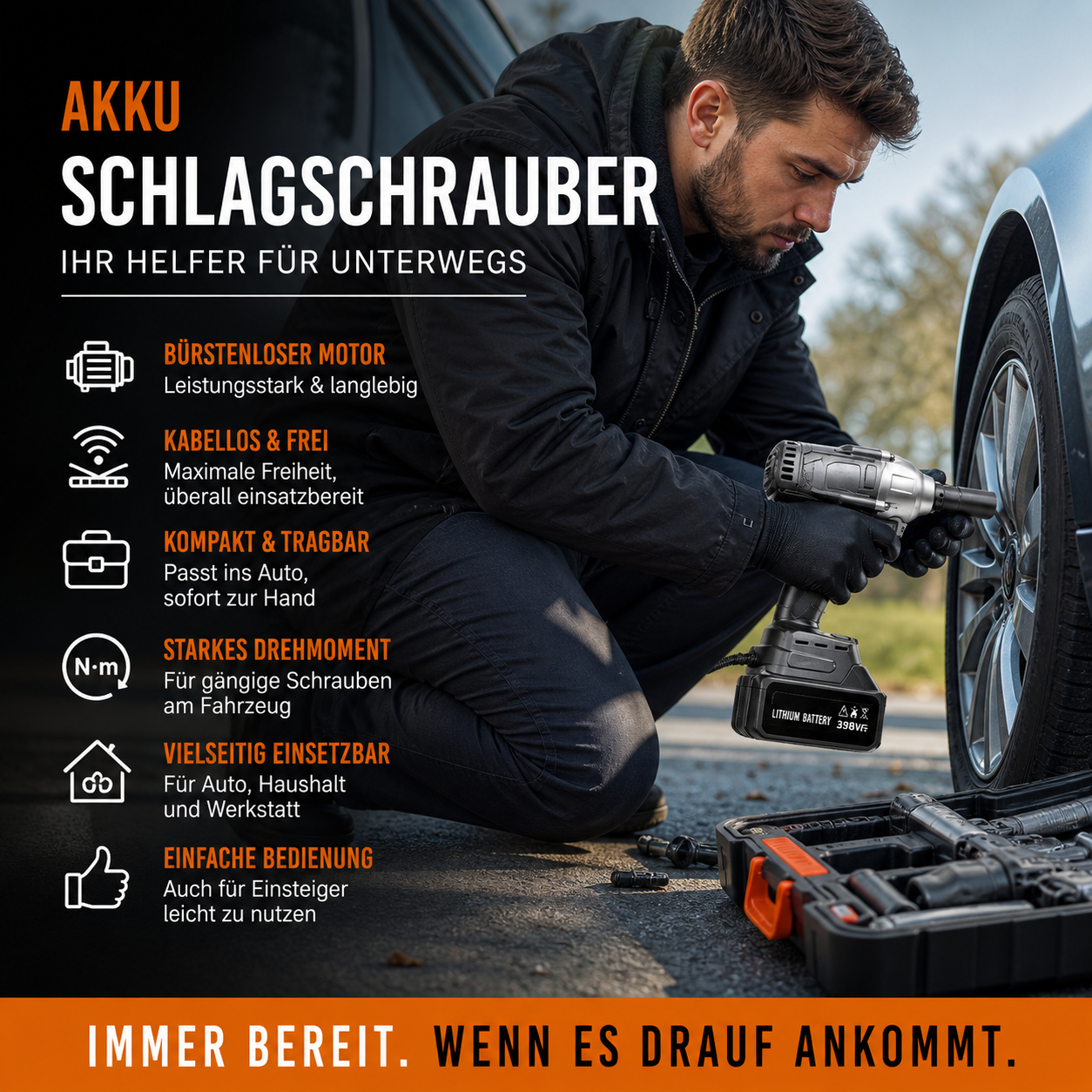 ⚡️ 50% RABATT! 💥 Bürstenloser Elektroschrauber – Leistungsstark, langlebig & kabellos für maximale Freiheit! 🔧