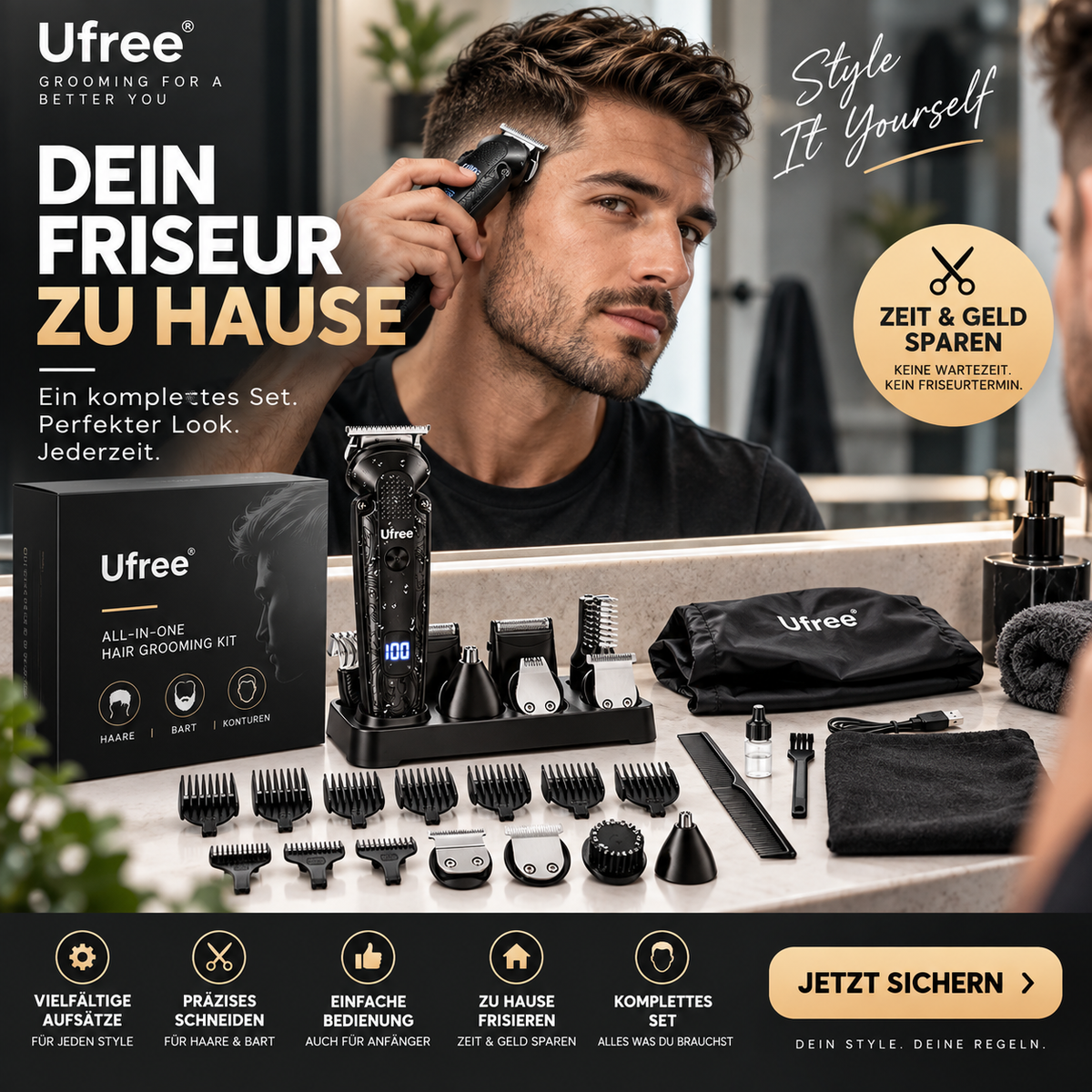 ✂️Komplettes Friseur-Set für Herren