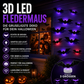 Halloween-3D-Fledermaus-Dekor-Aufkleber-Set