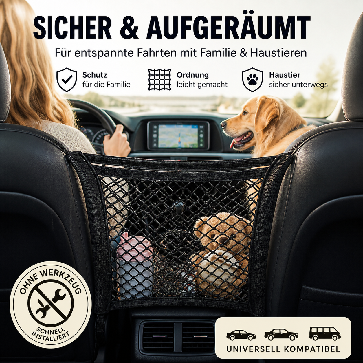 Universal Auto-Storage-Netzbeutel
