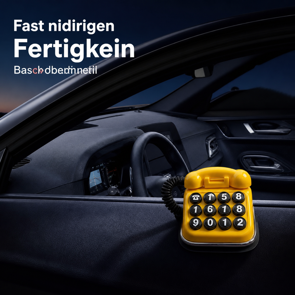 ☎️ Retro‑Telefon‑Parkscheibe