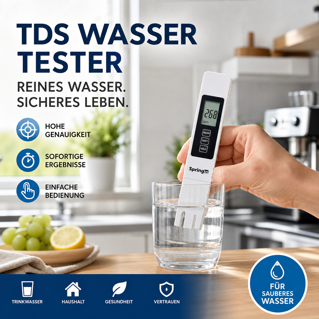💧✅ 3-in-1 TDS Wasserqualitätsprüfer – Digitales LCD, hohe Präzision 💧💦 Ideal für Aquarium, Trinkwasser & zu Hause – schnelle & genaue Messung