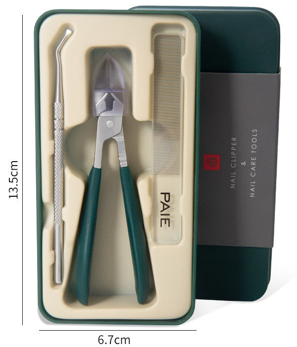 💅 JETZT 50 % RABATT! ✨ Spritzschutz-Nagelknipser-Set mit 25°-Schrägklinge, 3-teilig – Präziser Schnitt, komfortabler Griff & sicherer Spritzschutz ✂️