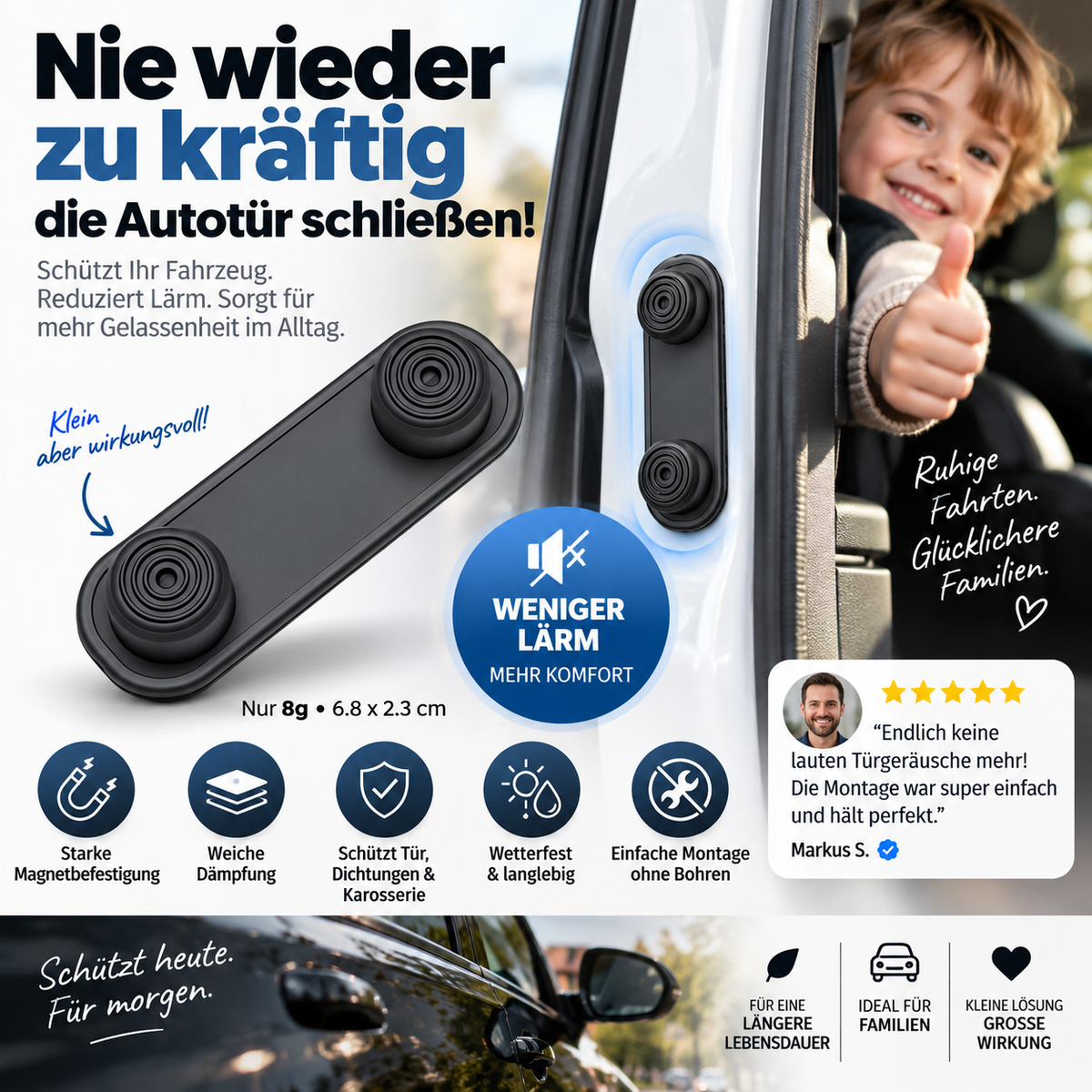 ✨ Magnetische Schutzabdeckung für die Autotür