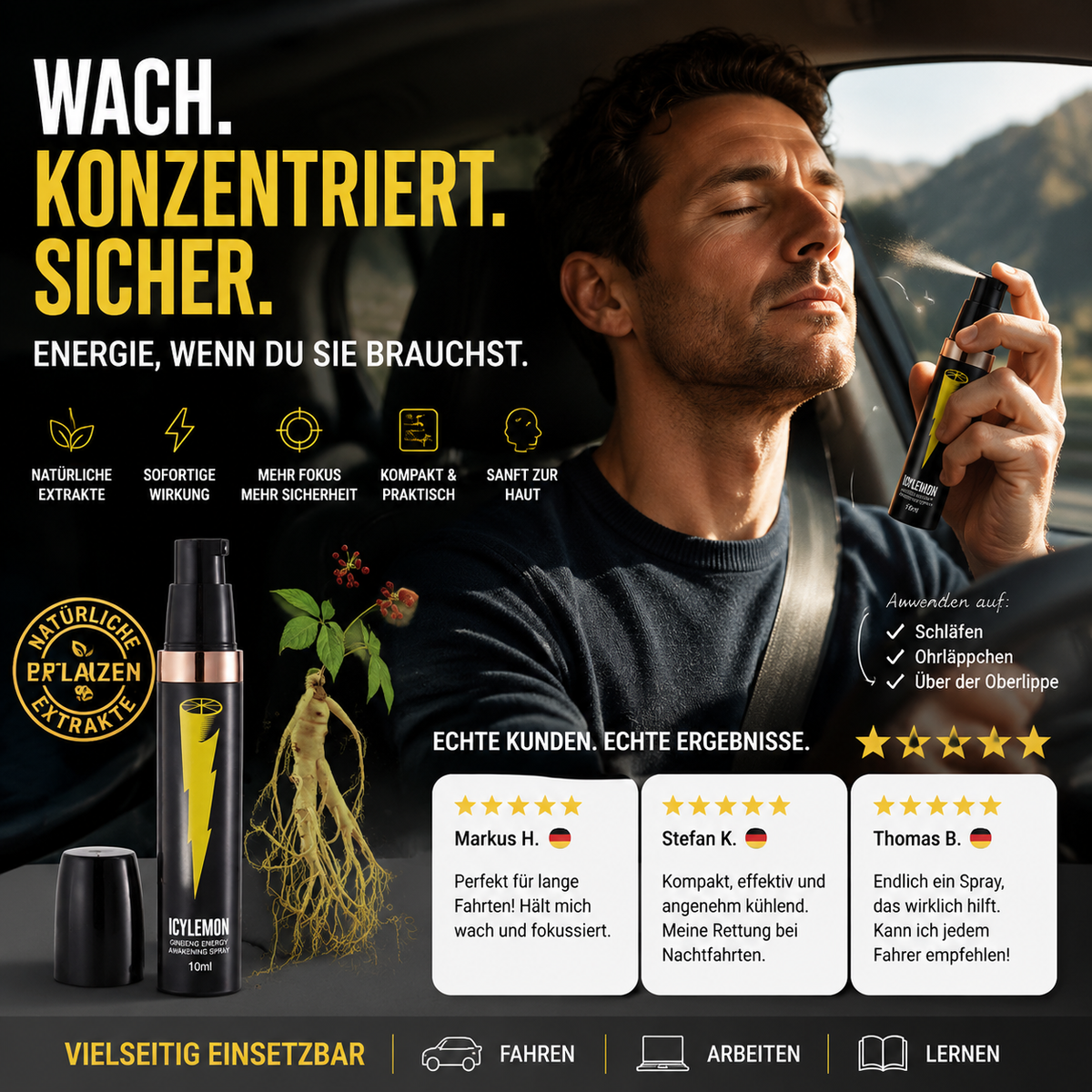 🌿Ein belebendes Ginseng-Spray
