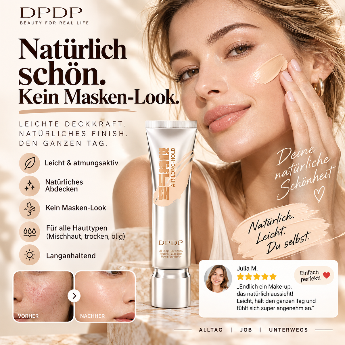 Makelloses Make-up Foundation