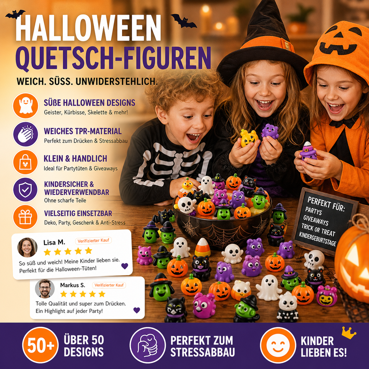 Halloween Mochi Squishies