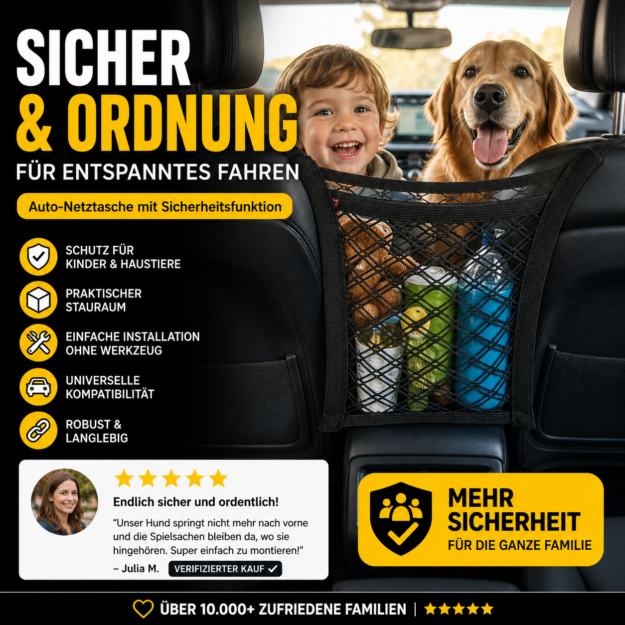 Universal Auto-Storage-Netzbeutel