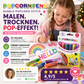 🥳HEISSER SALE 2026🥳💞50.000+ VERKAUFT!🎄🎁Magische Popcorn-Stifte mit Blaseneffekt, wärmeaktivierte Popcorn-Stifte, DIY-3D-Kunstmarker für Kinderbastelprojekte