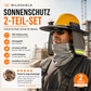 ☀️ 2er-Set Sonnenschutz-Helm mit Nackenschutz
