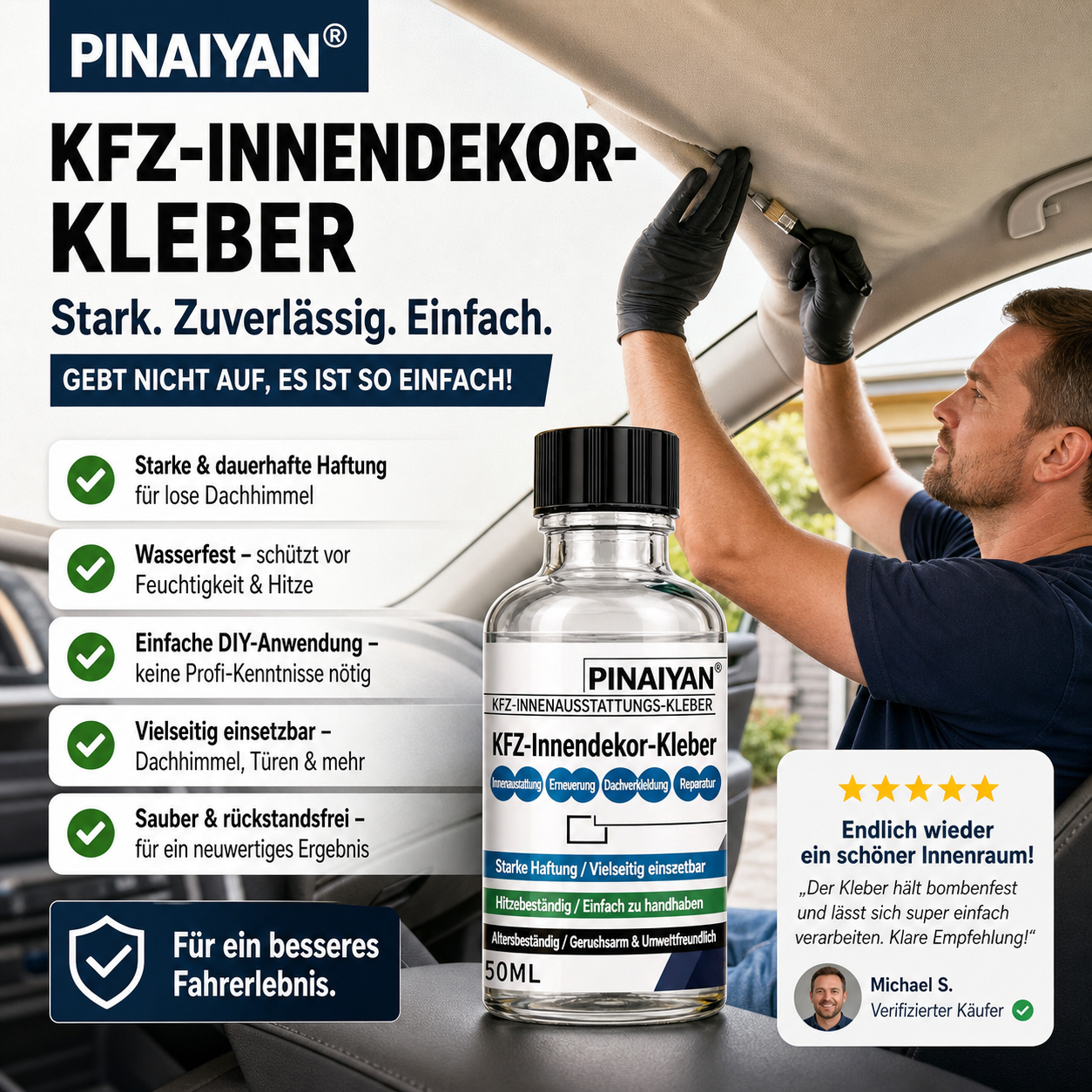 💎 NUR FÜR BEGRENZTE ZEIT: 50 % RABATT! ✨Reparaturkleber für Autodächer